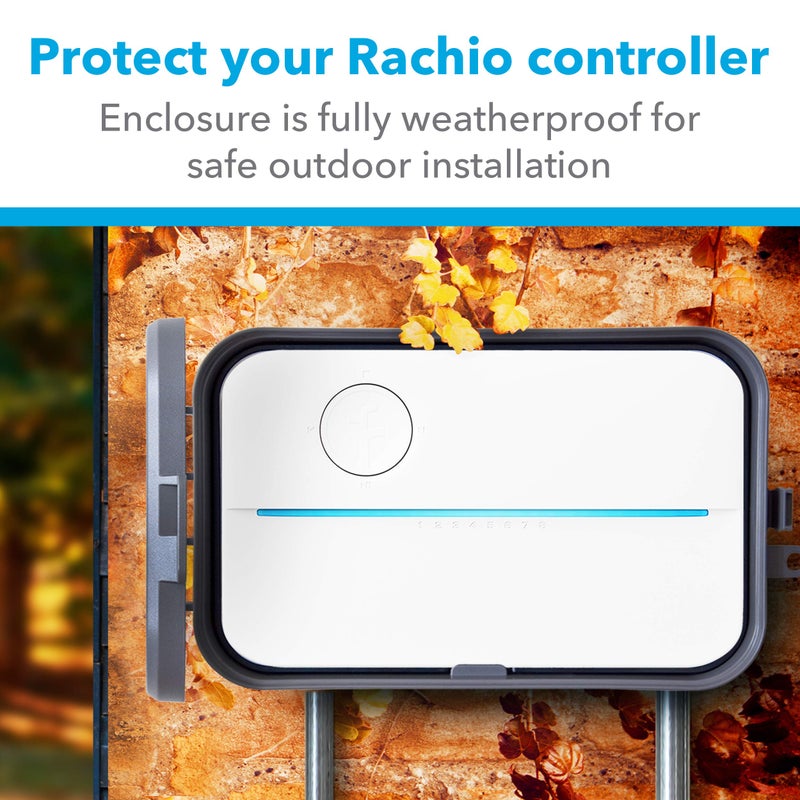 Rachio Smart Sprinkler Controller Weatherproof Outdoor Enclosure, Compatible with Rachio 3 Smart Controllers, also 2nd and 3rd Generation Compatible - Image 2